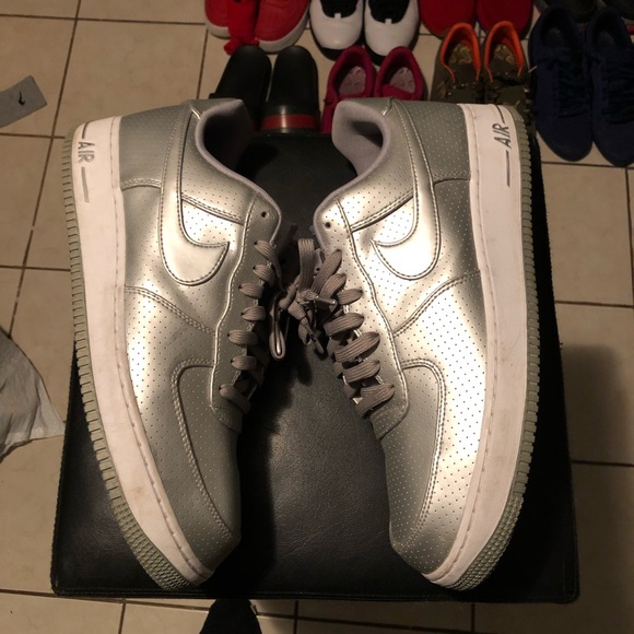 Reflective Air Force 1’s - Picture 3 of 4